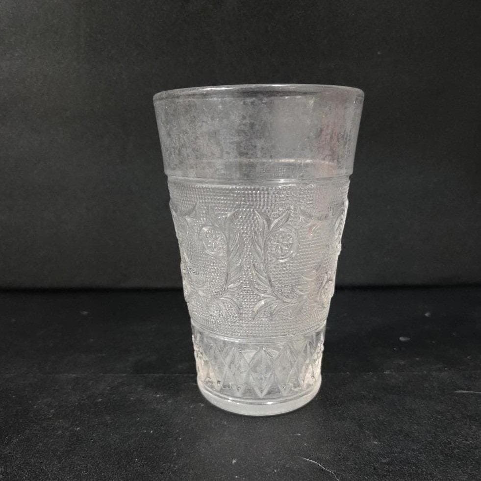 Duncan & Miller Sandwich Clear Tumbler, Vintage Flat Iced Tea Glass, Replacement - Thumbnail 10
