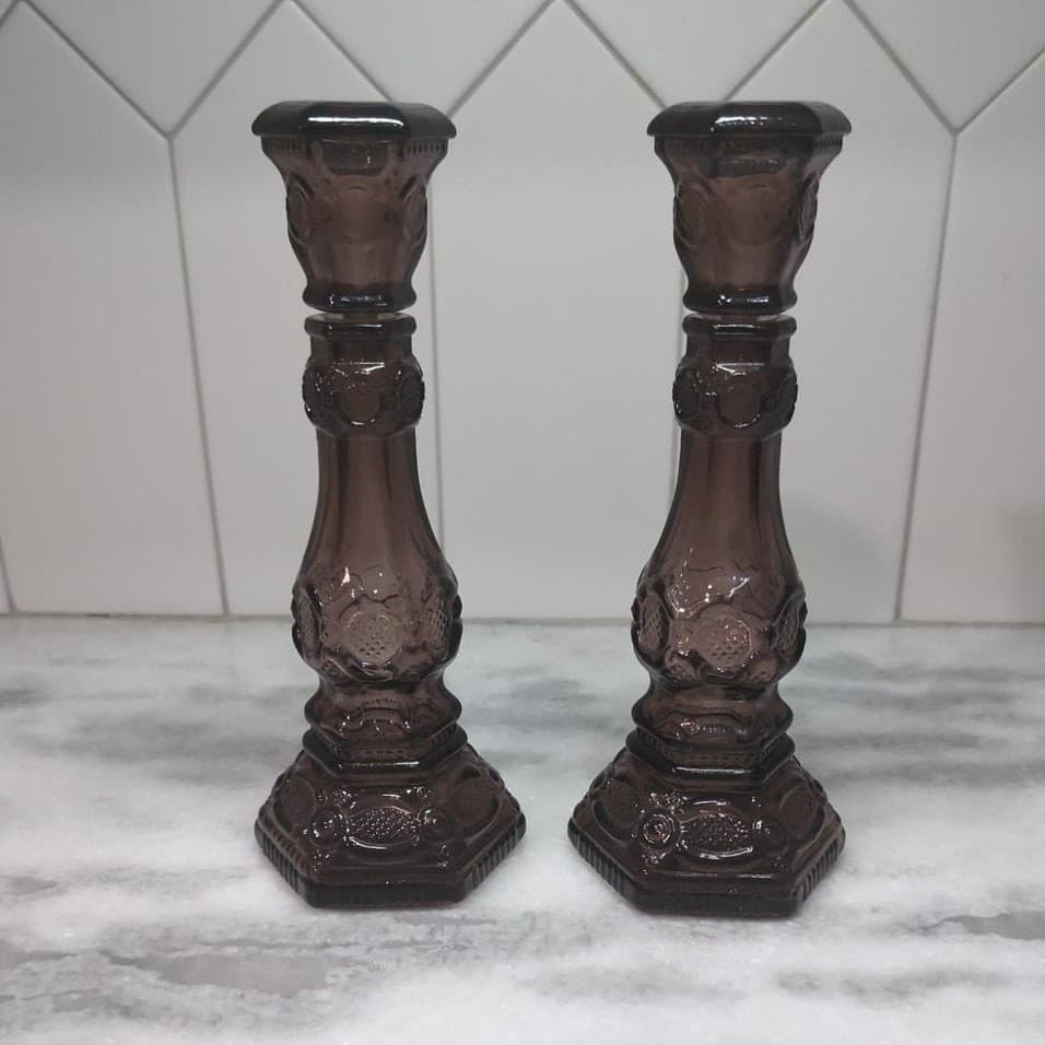 Avon Dutch Charisma Candleholders, Set Of 2, Vintage Style Replacement Bottles - Thumbnail 3