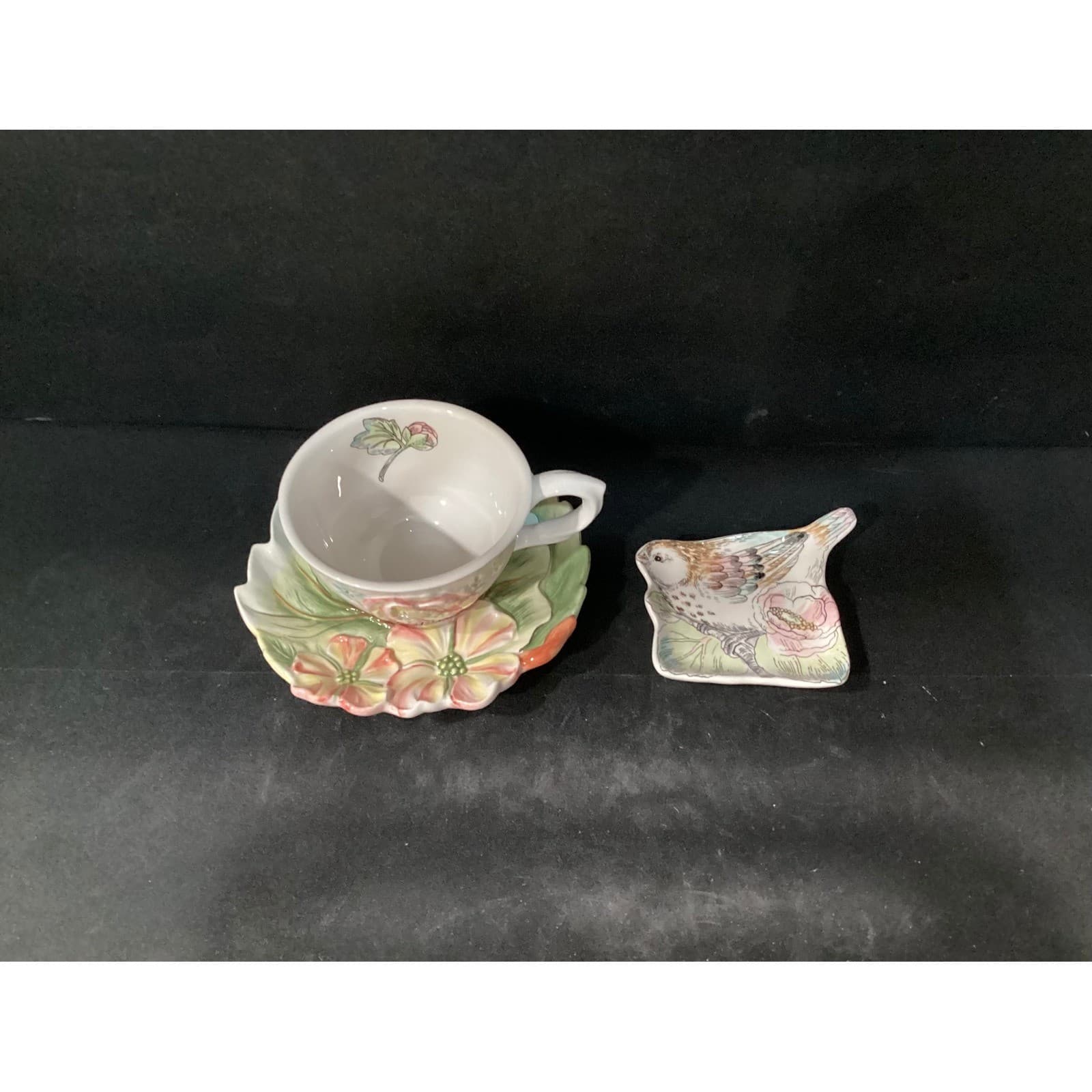 Fitz & Floyd Butterfly Tea Set, English Garden Collection, Replacement Tableware - Thumbnail 8