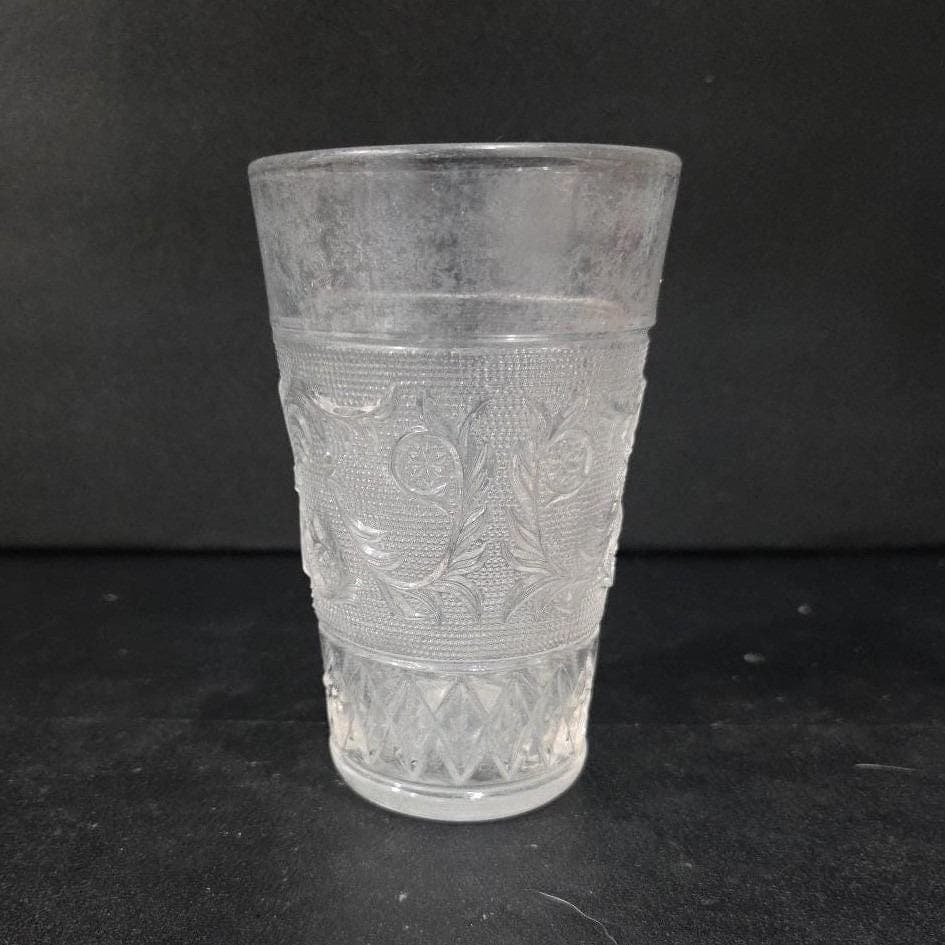 Duncan & Miller Sandwich Clear Tumbler, Vintage Flat Iced Tea Glass, Replacement - Thumbnail 7