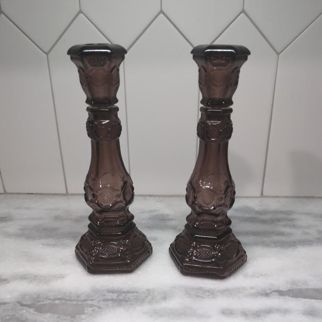 Avon Dutch Charisma Candleholders, Set Of 2, Vintage Style Replacement Bottles - Thumbnail 4