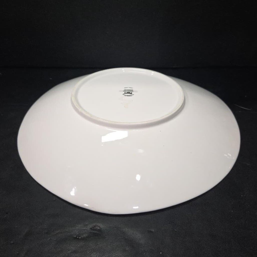 Pier 1 Imports Tropical Wave Serving Platter, Vintage Footed Dish, Centerpiece - Thumbnail 10