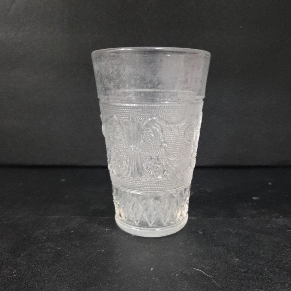Duncan & Miller Sandwich Clear Tumbler, Vintage Flat Iced Tea Glass, Replacement - Thumbnail 8