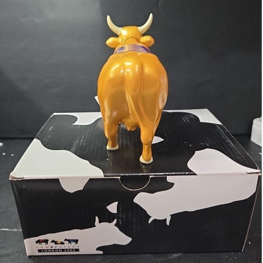 Cow Parade Jubilee Cow Figurine, Westland Giftware, #6007, Box/Tag - Thumbnail 6