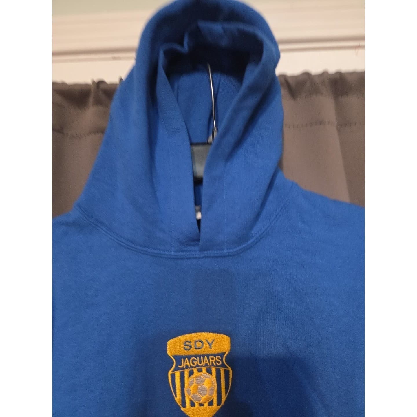 Gildan Royal Blue SDY Jaguars Soccer Pullover Hoodie, Youth XL, Heavy Blend - Thumbnail 8