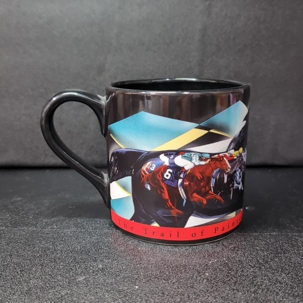 Trail of Painted Ponies Black Coffee Cup, Fantastic Fillies Mug #12464 Drinkware - Thumbnail 4