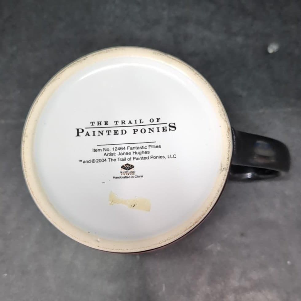 Trail of Painted Ponies Black Coffee Cup, Fantastic Fillies Mug #12464 Drinkware - Thumbnail 8