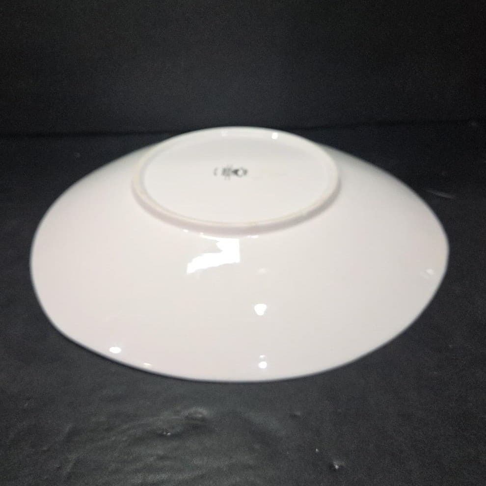 Pier 1 Imports Tropical Wave Serving Platter, Vintage Footed Dish, Centerpiece - Thumbnail 9