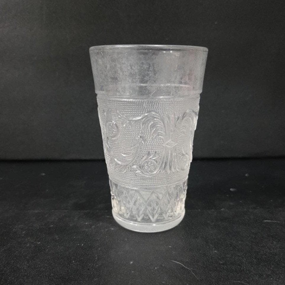 Duncan & Miller Sandwich Clear Tumbler, Vintage Flat Iced Tea Glass, Replacement - Thumbnail 9