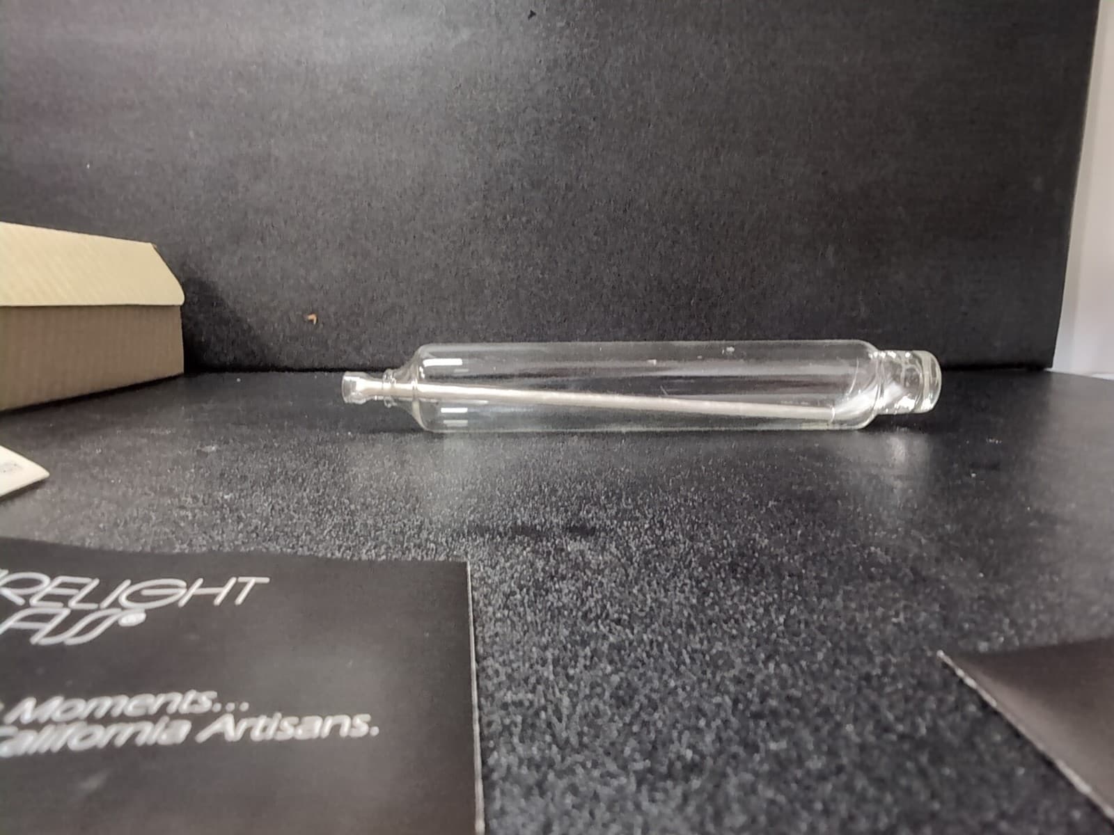 Firelight Glass 6" Classic Taper Candlestick, Hand Blown Oil Lamp, Replacement - Thumbnail 5