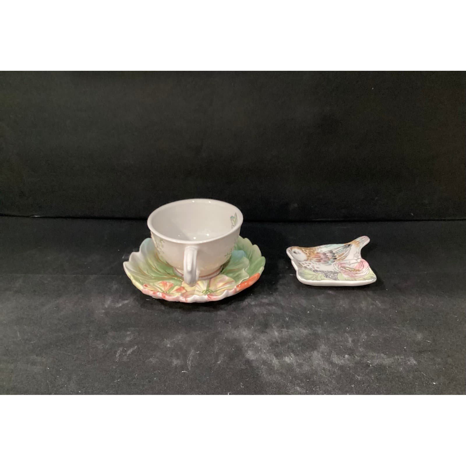 Fitz & Floyd Butterfly Tea Set, English Garden Collection, Replacement Tableware - Thumbnail 13