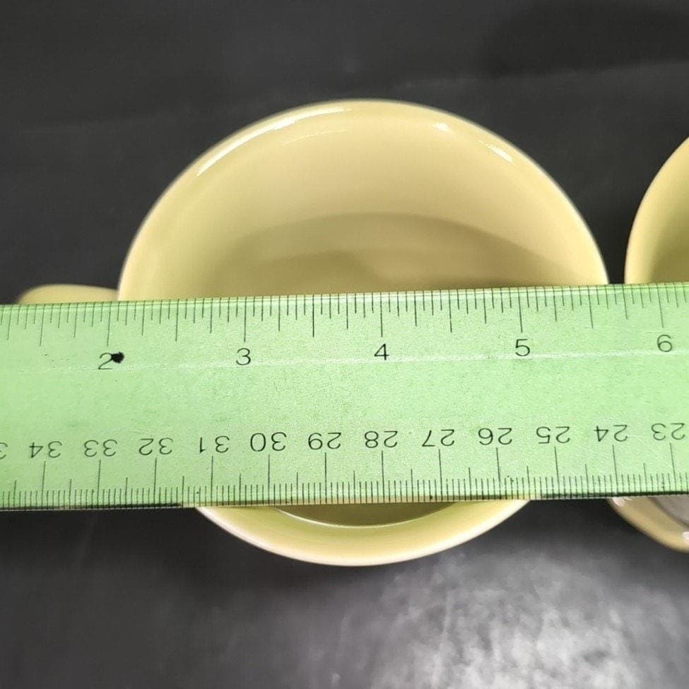 Pier 1 Sage Green Coffee Cups, Set of 2, Vintage Footed Replacement Drinkware - Thumbnail 10