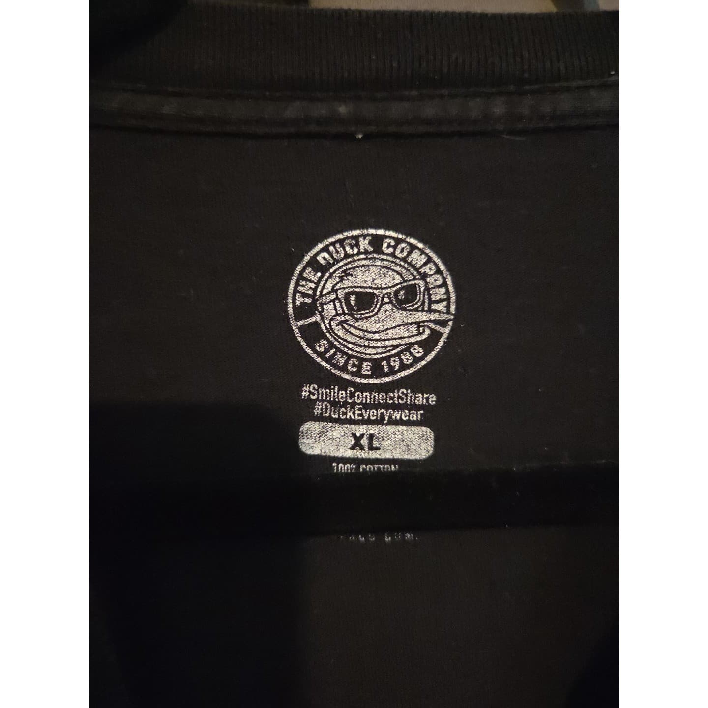 The Duck Company Austin Texas Sugar Skull Graphic T-Shirt, Men's XL, Faded Black - Thumbnail 4