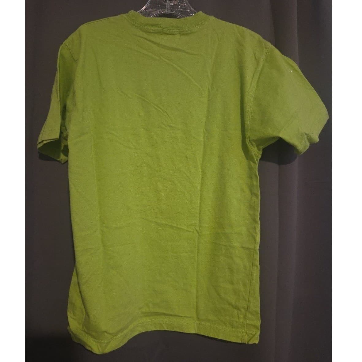 Rinzi Lime Green Embroidered Floral Beaded Cotton T-Shirt, Woman's Medium Top - Thumbnail 4