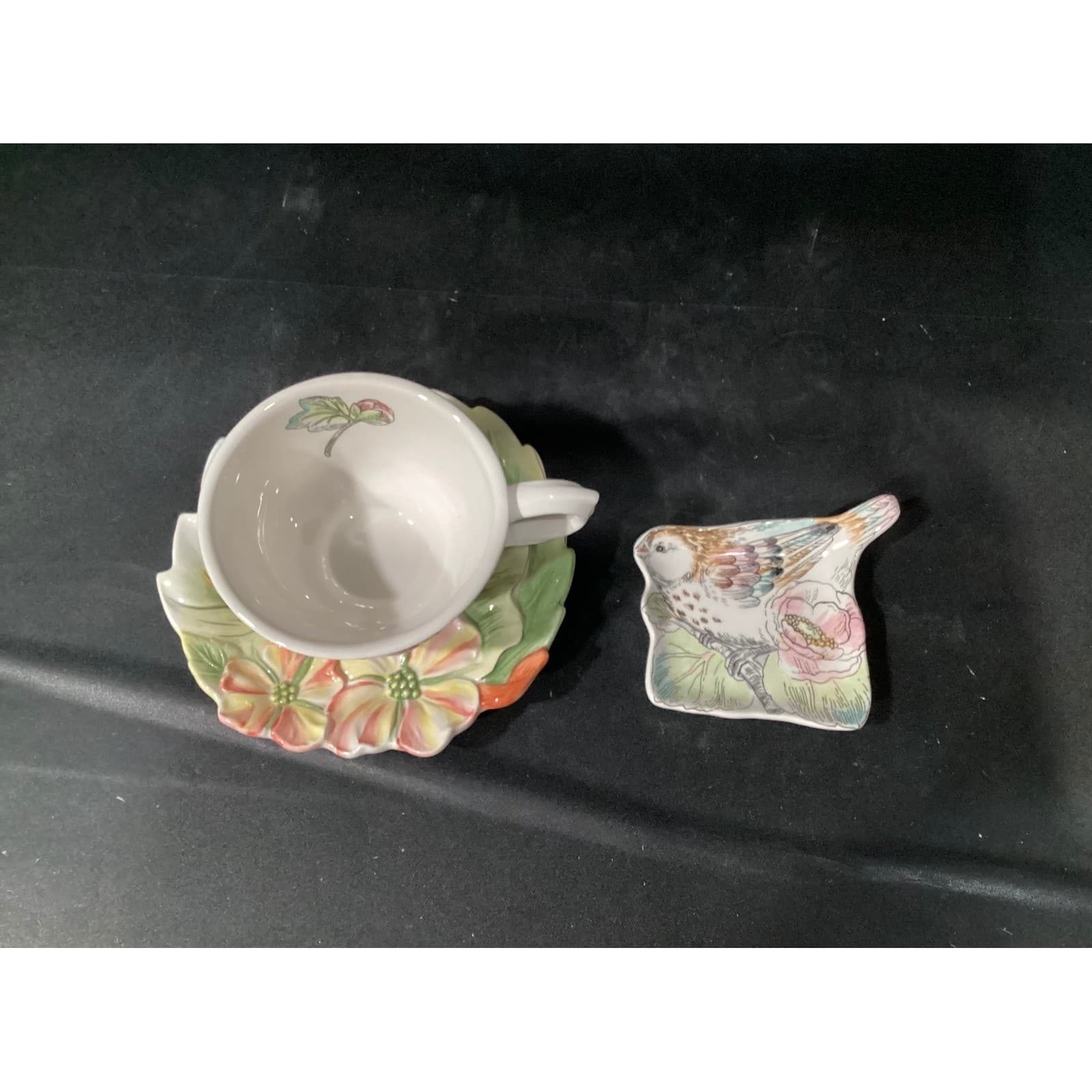 Fitz & Floyd Butterfly Tea Set, English Garden Collection, Replacement Tableware - Thumbnail 9