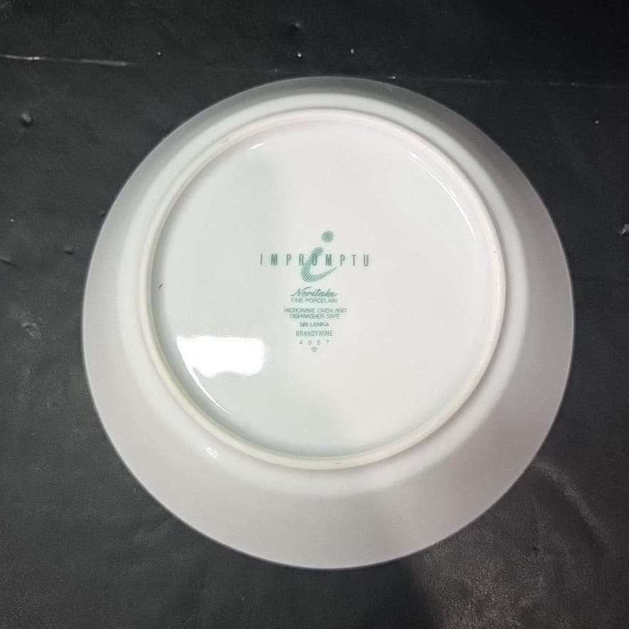 Noritake Brandywine Cereal Bowl, Vintage Impromptu Collection Dinnerware - Thumbnail 4