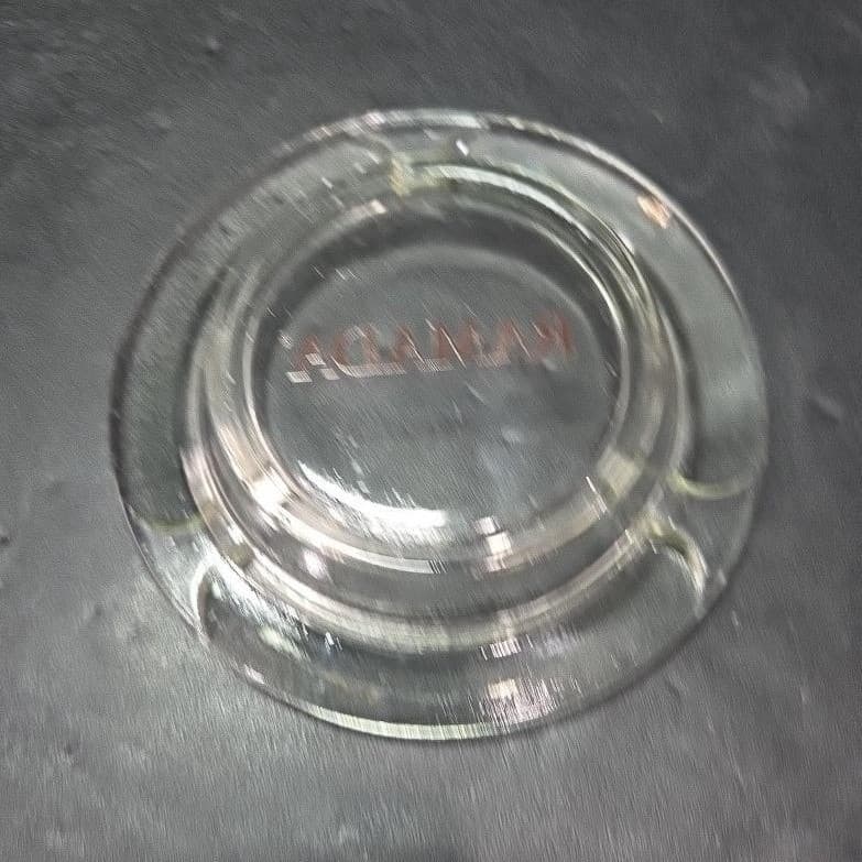 Ramada Logo Glass Ashtray, Replacement Advertising Keepsake, Trinket Holder Dish - Thumbnail 3