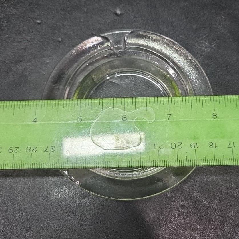 Ramada Logo Glass Ashtray, Replacement Advertising Keepsake, Trinket Holder Dish - Thumbnail 4