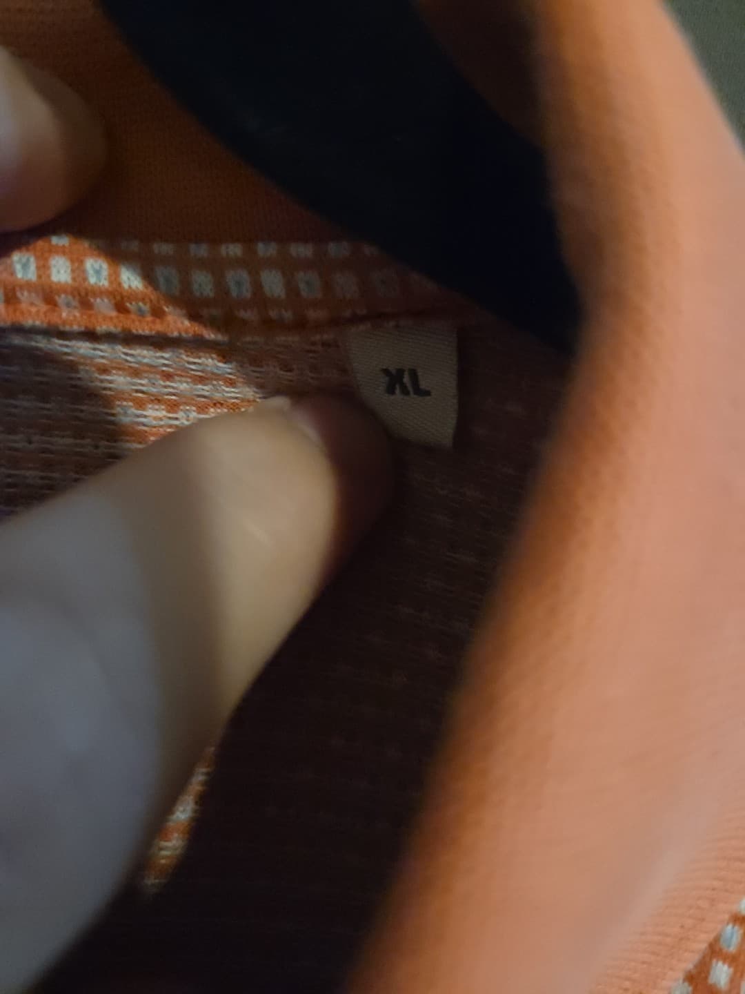 Peter Millar Mens Polo Golf Shirt Peach Orange Short Sleeve XL Vintage Waffle - Thumbnail 4