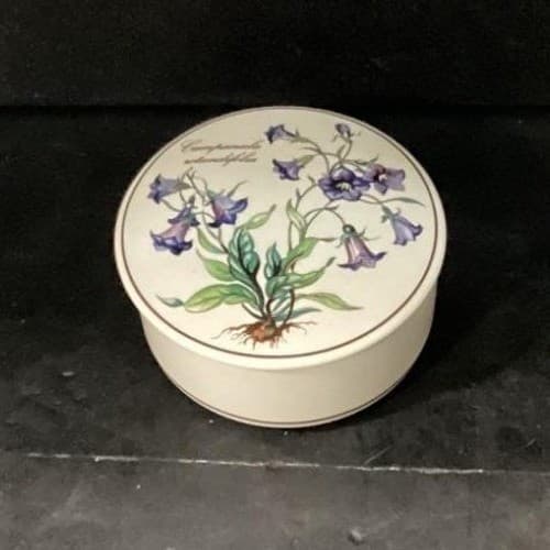 Villeroy & Boch Botanica Trinket Box, Vintage Campanula Rotundifolia Design - Thumbnail 2