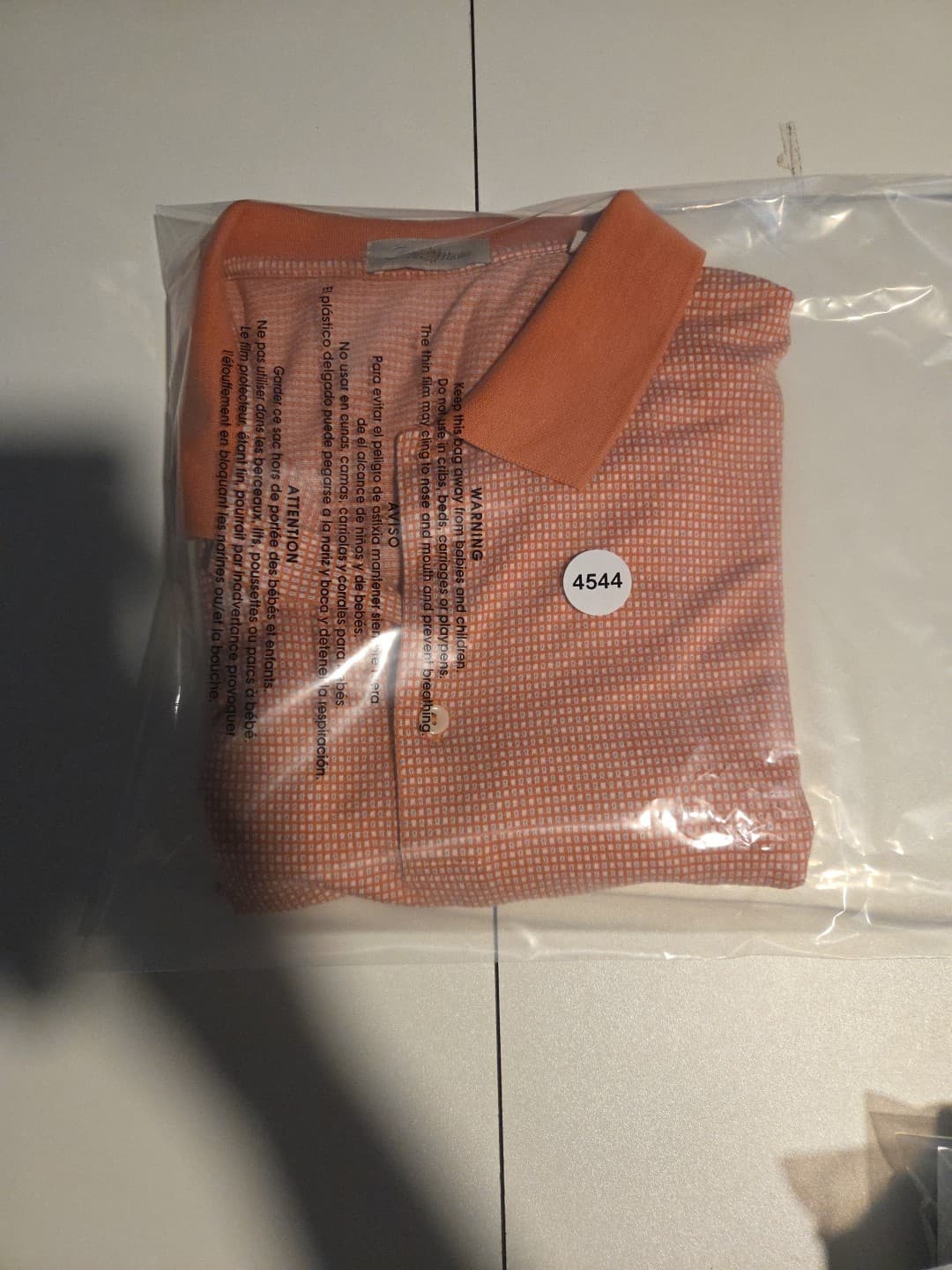 Peter Millar Mens Polo Golf Shirt Peach Orange Short Sleeve XL Vintage Waffle - Thumbnail 7