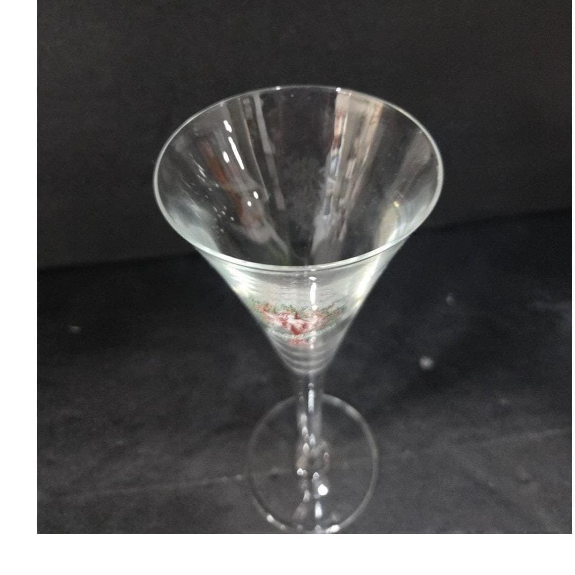 Pêcher Mignon Fluted Cocktail Glass, Vintage Mid-Century Stemware, Barware - Thumbnail 6