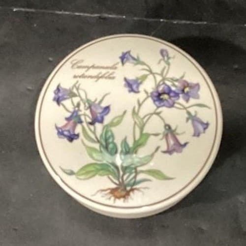 Villeroy & Boch Botanica Trinket Box, Vintage Campanula Rotundifolia Design - Thumbnail 3