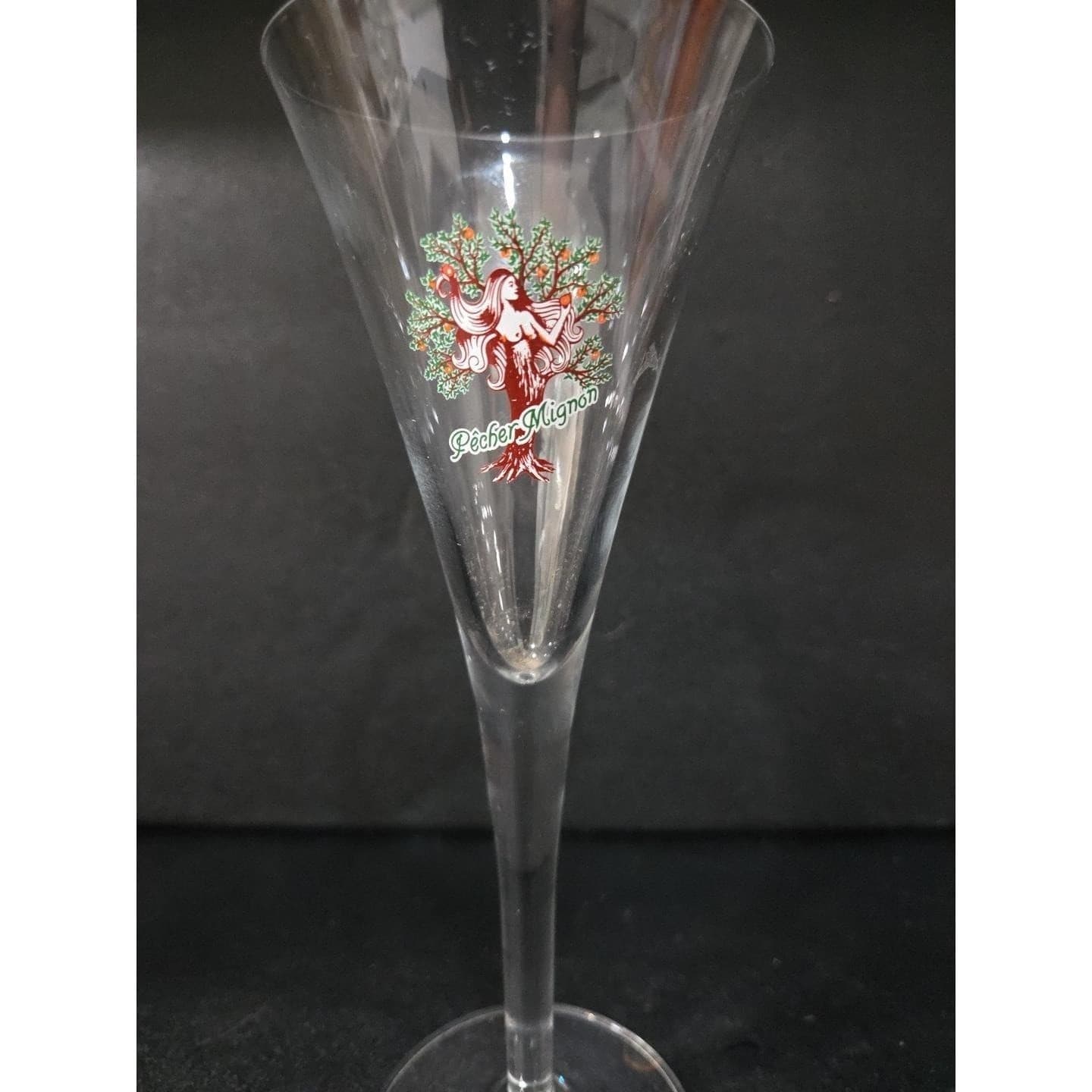 Pêcher Mignon Fluted Cocktail Glass, Vintage Mid-Century Stemware, Barware - Thumbnail 11