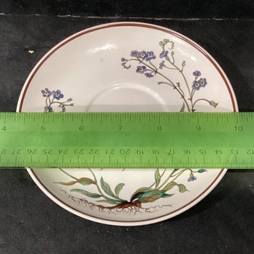 Villeroy & Boch Botanica Teacup and Saucers, Set of 4, Vintage Botanical Design - Thumbnail 8