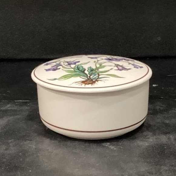 Villeroy & Boch Botanica Trinket Box, Vintage Campanula Rotundifolia Design - Thumbnail 9