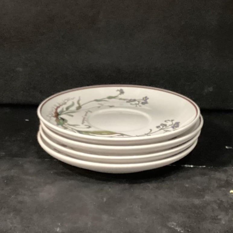 Villeroy & Boch Botanica Teacup and Saucers, Set of 4, Vintage Botanical Design - Thumbnail 15
