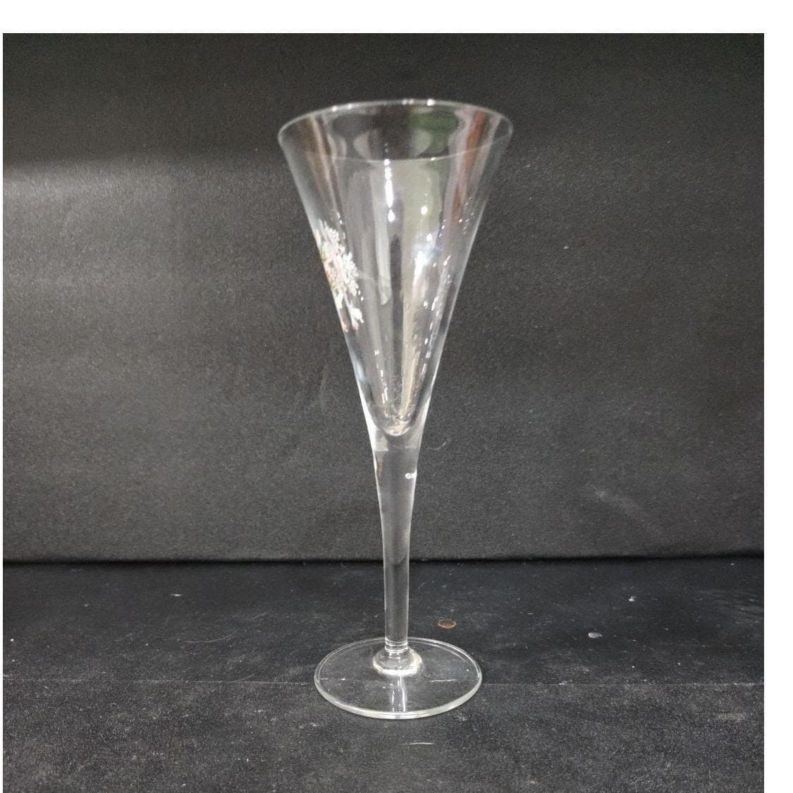 Pêcher Mignon Fluted Cocktail Glass, Vintage Mid-Century Stemware, Barware - Thumbnail 8