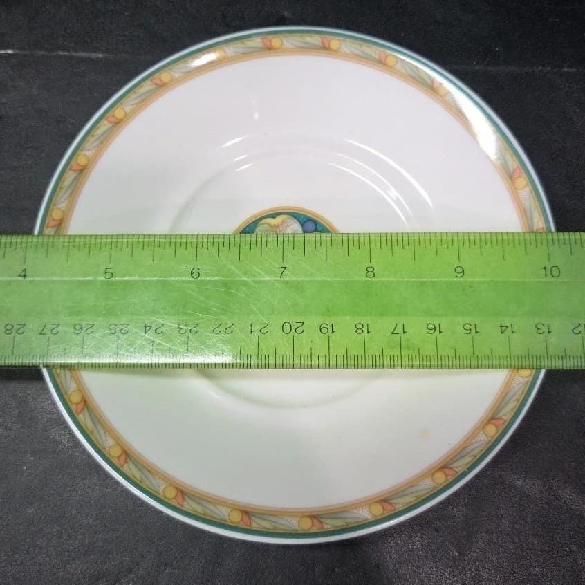 Noritake Brandywine Teacup & Saucer, Vintage Impromptu Collection Tableware - Thumbnail 9