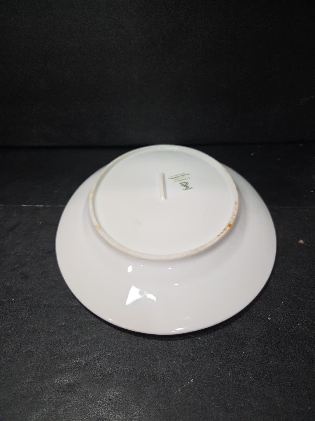 C Ahrenfeldt Limoges Depose Oval Platter, White Bone China, Vtg Floral Border - Thumbnail 8