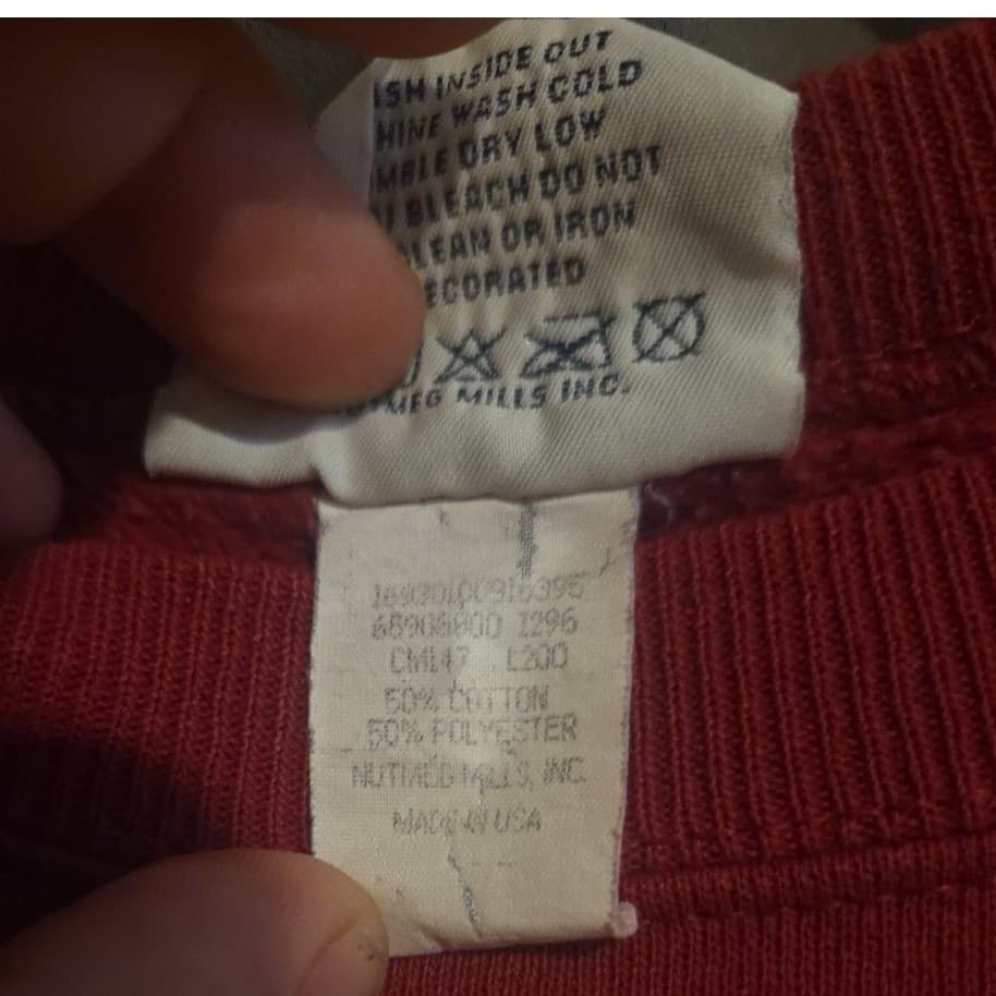 Lee Sport Florida State Seminoles Sweatshirt, Large Vintage, Made in USA - Thumbnail 6