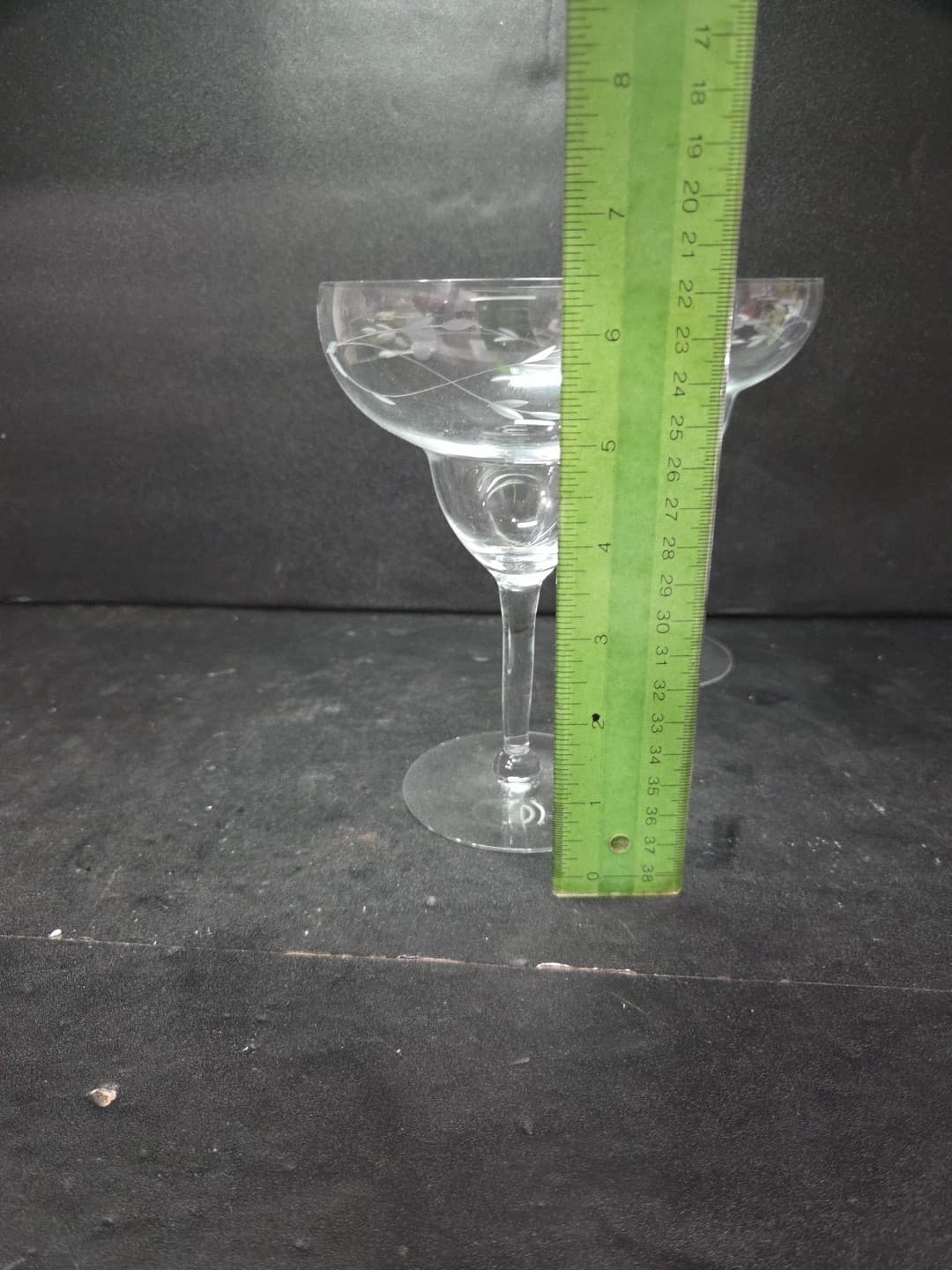 Princess House Heritage Margarita Glasses 6.75” T 4.50” W Set of 2 Vintage - Thumbnail 8
