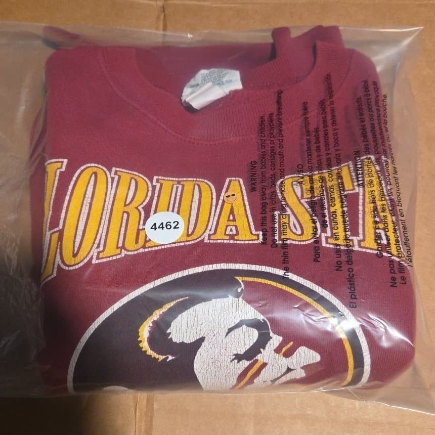 Lee Sport Florida State Seminoles Sweatshirt, Large Vintage, Made in USA - Thumbnail 8