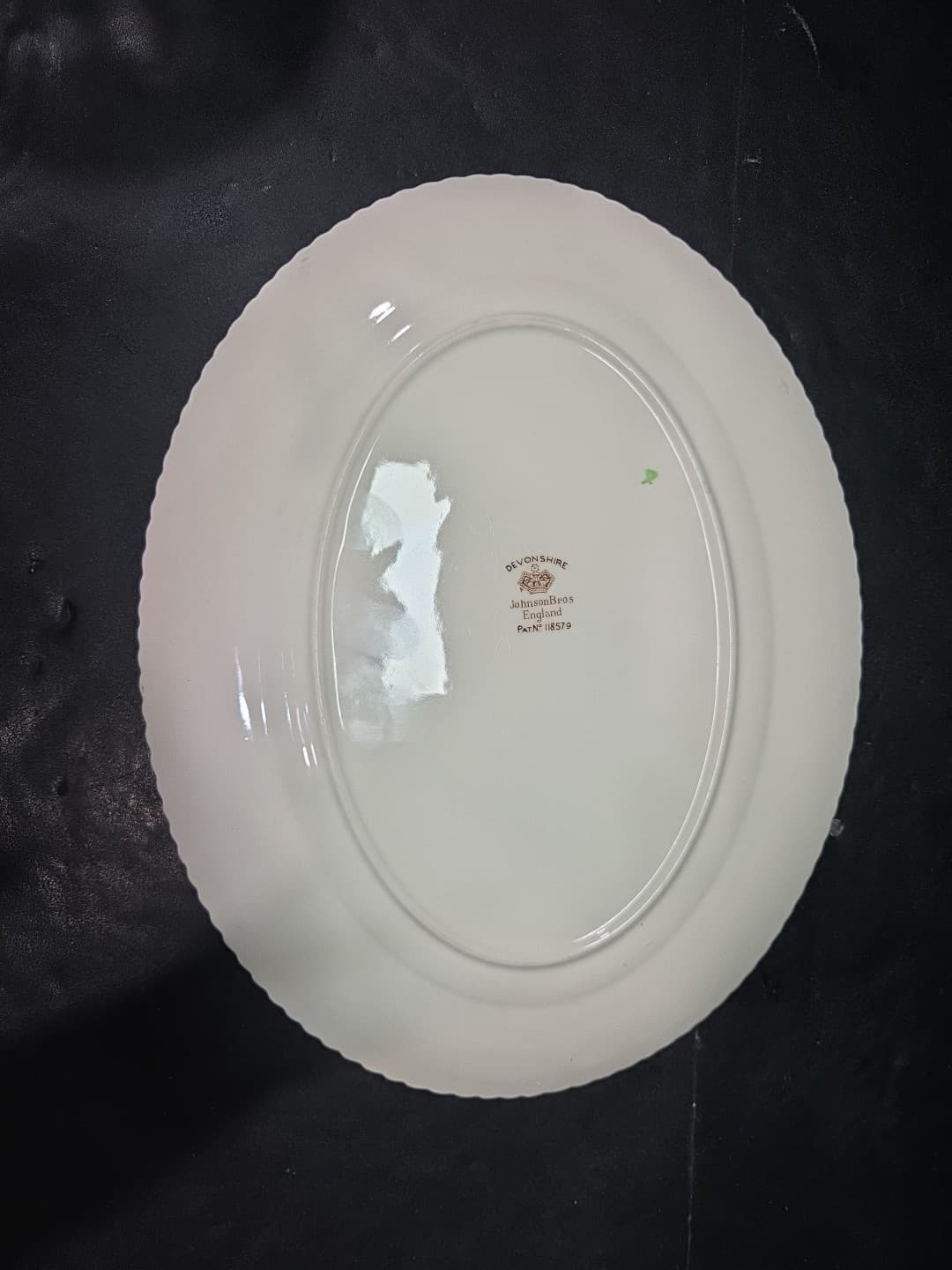 Johnson Bros Devonshire Platter, Vintage Floral Bone China, Oval Serveware - Thumbnail 2