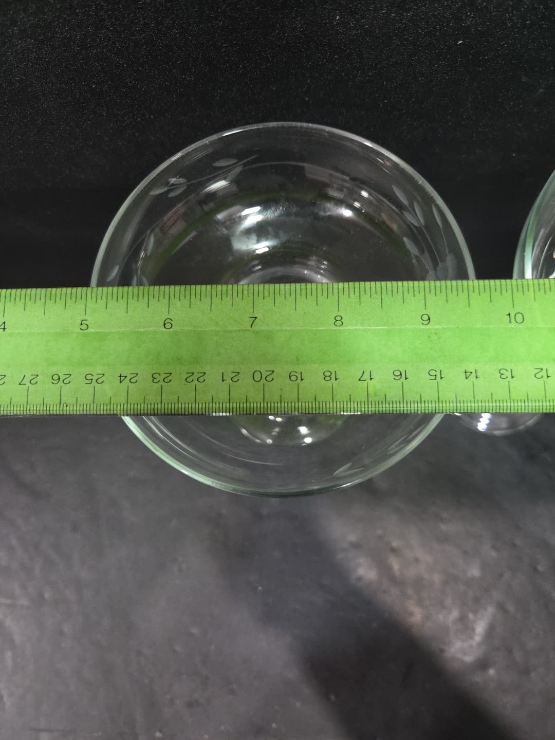 Princess House Crystal Heritage #6178 Margarita Glasses 7.5" Set Of 2 Vintage - Thumbnail 9