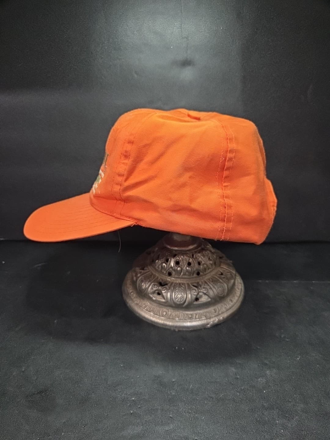 Miami Hurricanes SnapBack OSFA Strap Hat Cap Made In USA Vintage Orange Cap - Thumbnail 4