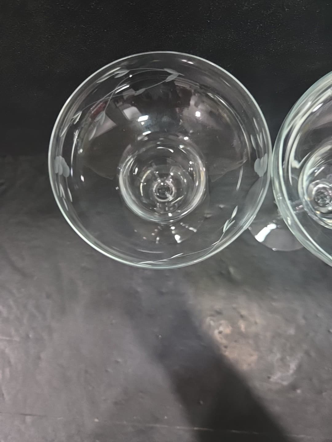 Princess House Heritage Margarita Glasses 6.75” T 4.50” W Set of 2 Vintage - Thumbnail 6