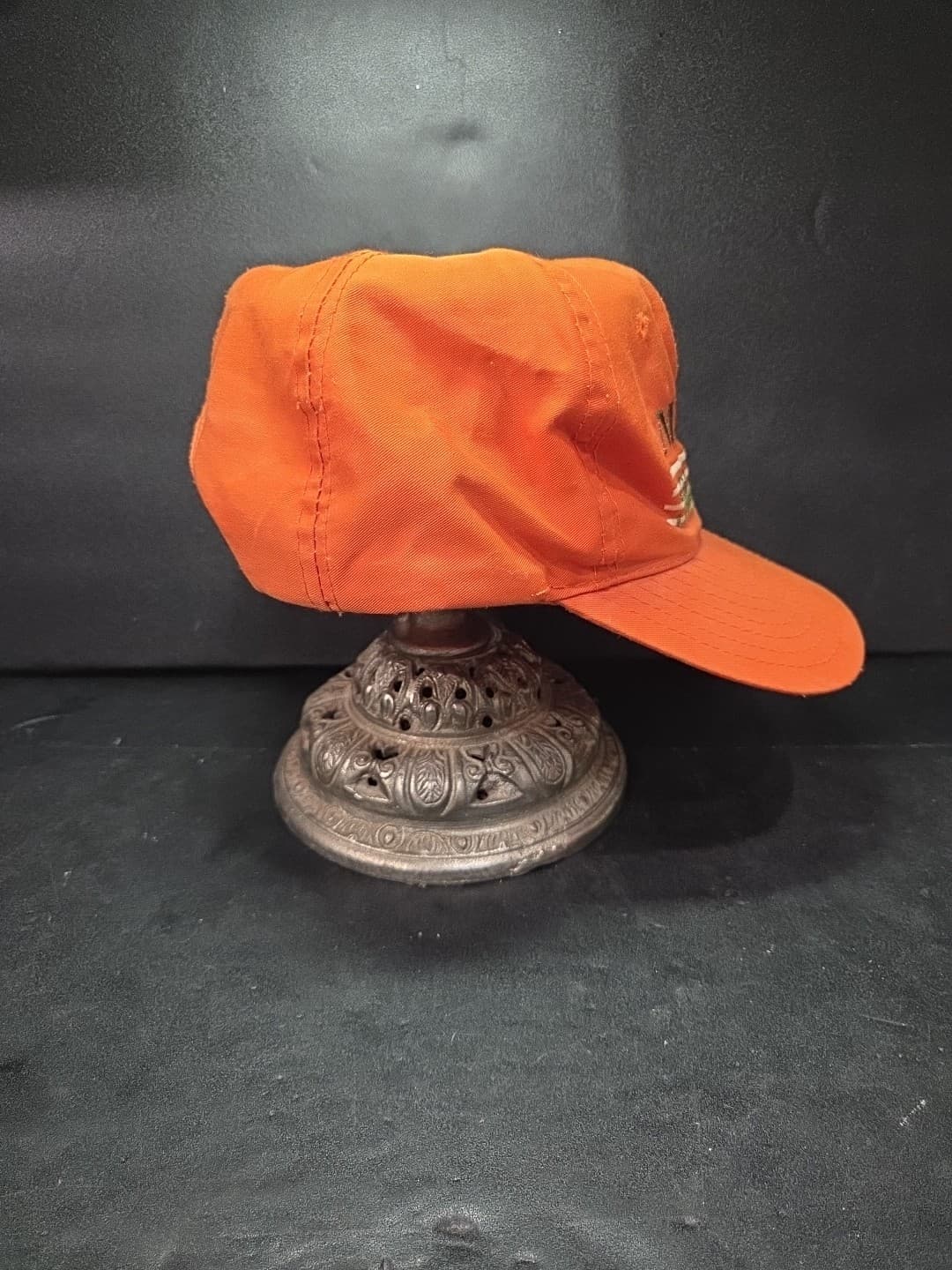 Miami Hurricanes SnapBack OSFA Strap Hat Cap Made In USA Vintage Orange Cap - Thumbnail 2