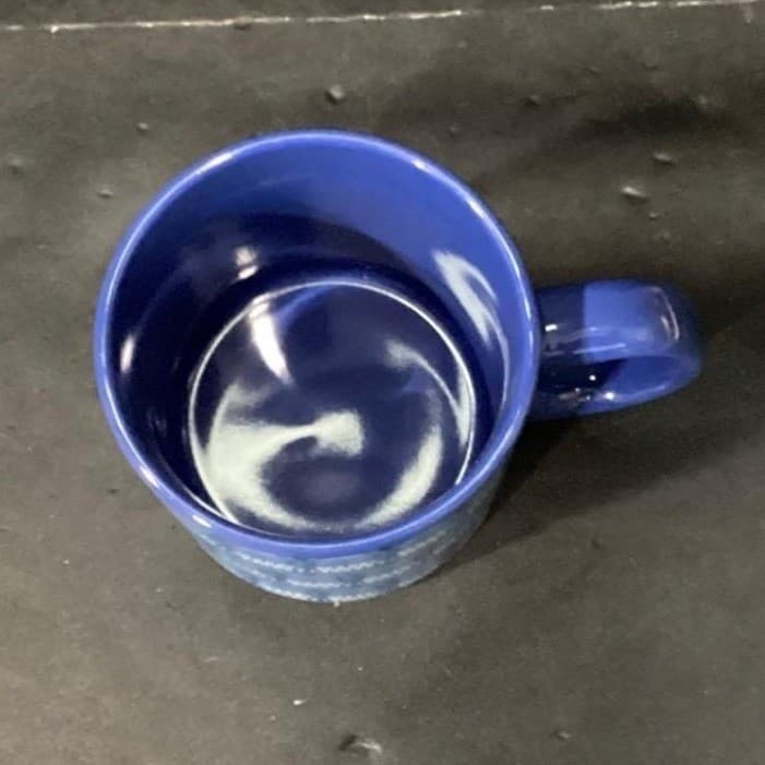 Bud Light Blue Ceramic Coffee Cup, Anheuser-Busch Mug, Replacement Drinkware - Thumbnail 4