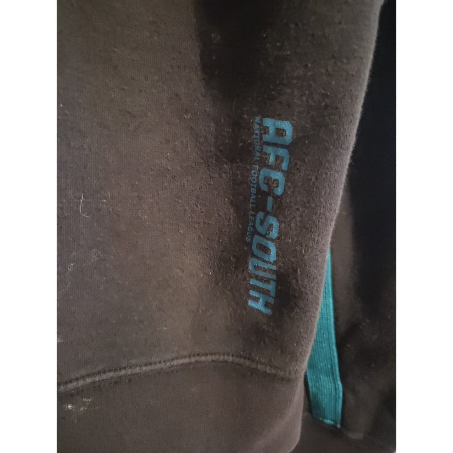 Reebok NFL Jacksonville Jaguars Hoodie, Men's Grey Teal Authentic Sideline - Thumbnail 7