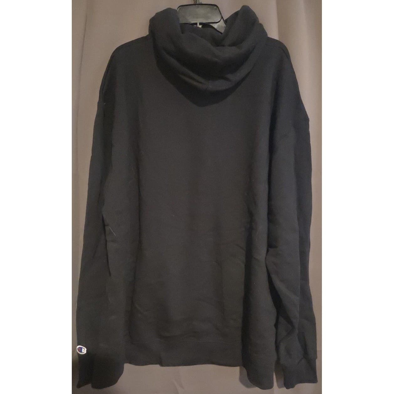 Champion Barstool Sports Chicago Hot Dog Flag Black Hoodie, Men's 3XL S700 BK - Thumbnail 4