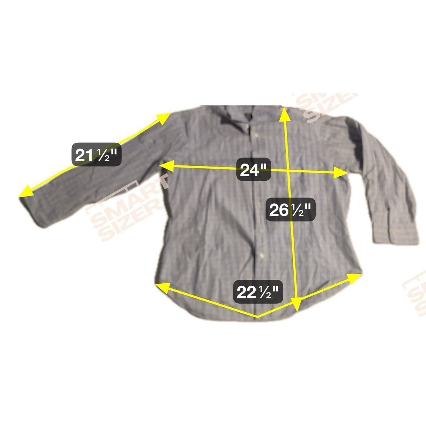 Polo Ralph Lauren Philip Blue Yellow Check Cotton Button Down, Men's 16 32/33 - Thumbnail 2