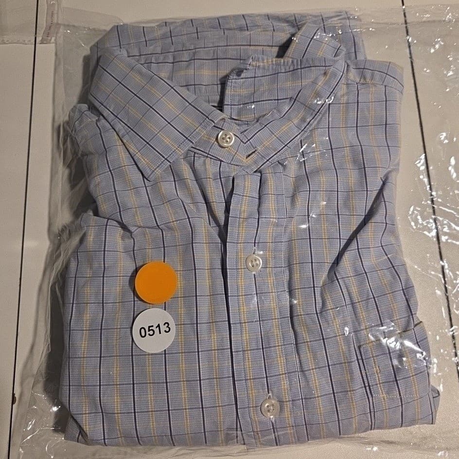 Polo Ralph Lauren Philip Blue Yellow Check Cotton Button Down, Men's 16 32/33 - Thumbnail 8
