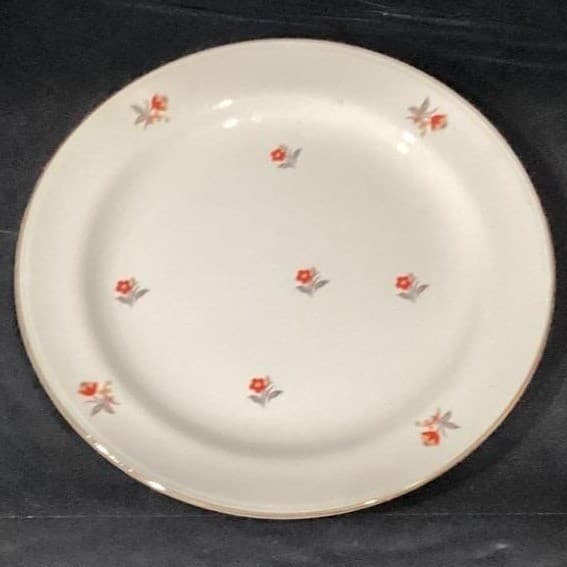 Cunningham & Pickett Cardinal Appetizer Plates, Set of 4, Vintage Dinnerware - Thumbnail 5
