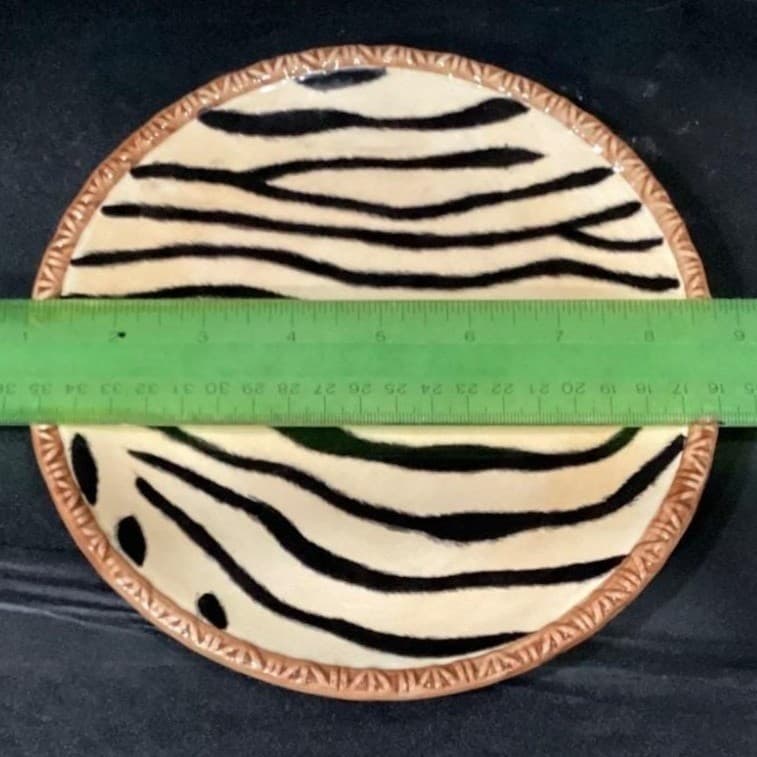 Ambiance Collection Safari Salad Plates, Set Of 4, Handmade Porcelain Dinnerware - Thumbnail 2