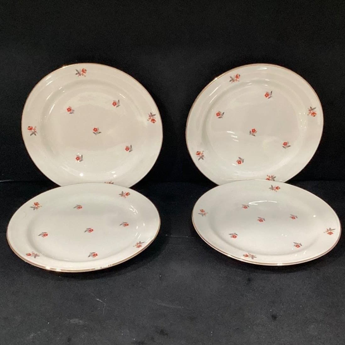Cunningham & Pickett Cardinal Appetizer Plates, Set of 4, Vintage Dinnerware - Thumbnail 6
